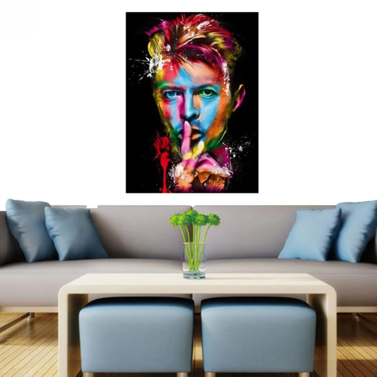 

Unframed Painting Poster Singer David Bowie Canvas Art Painting Poster Wall Picture for Home Decoration 60*80cm