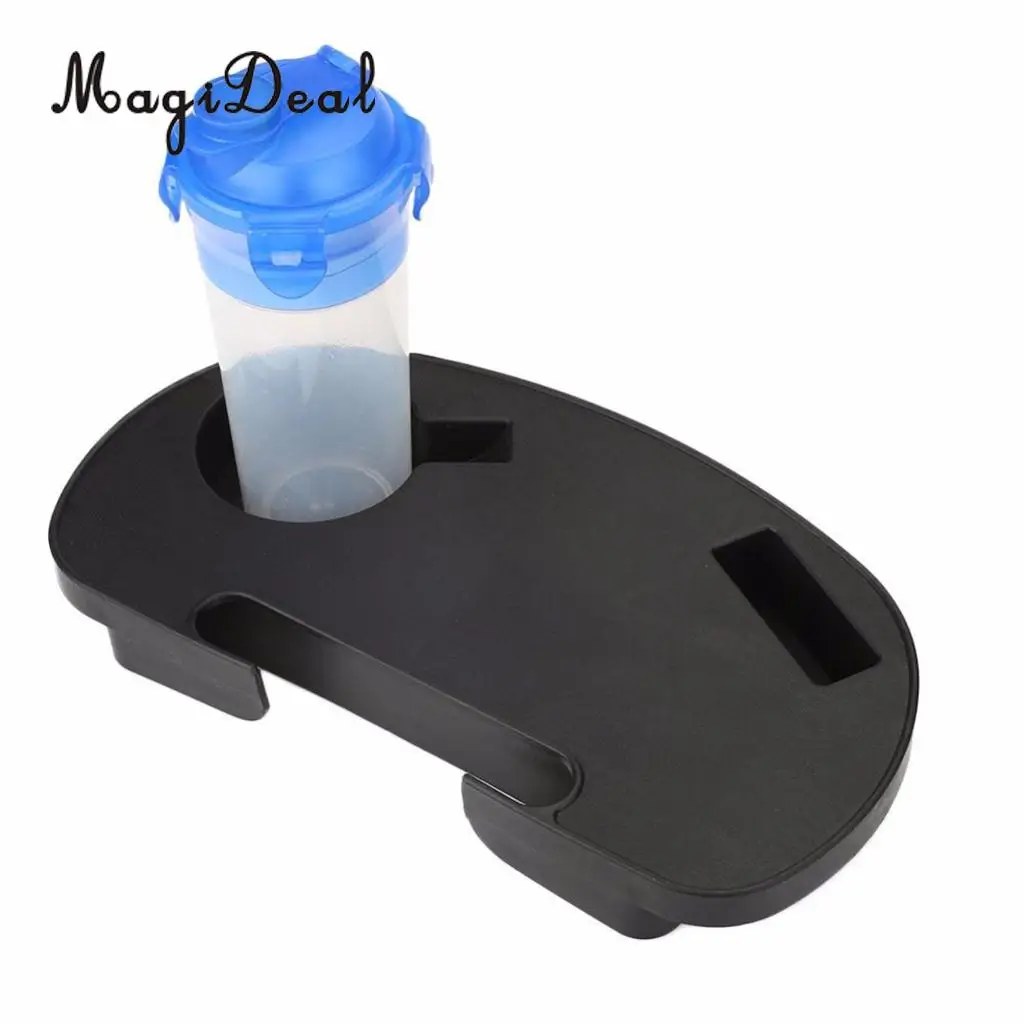 2 Pieces Oval Zero Gravity Chair Cup Holder with Slot & Snack Tray for Lounge Recliner Camping