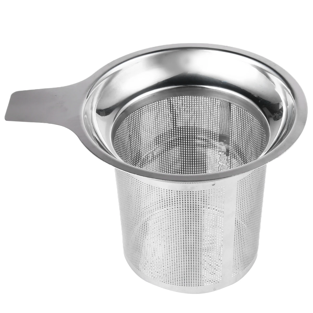 

Stainless Steel Mesh Tea Infuser Strainer Loose Tea Leaf Spice Filter Reusable Drinkware Kitchen Accessories
