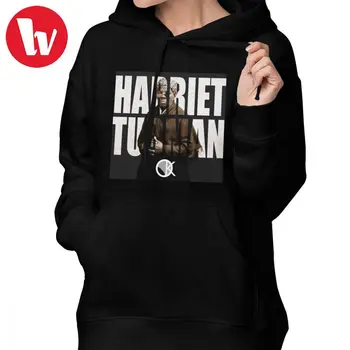 

Japanese Hip Hop Fashion Hoodie HARRIET TUBMAN Hoodies Over Sized Long-sleeve Hoodies Women Graphic Kawaii White Pullover Hoodie