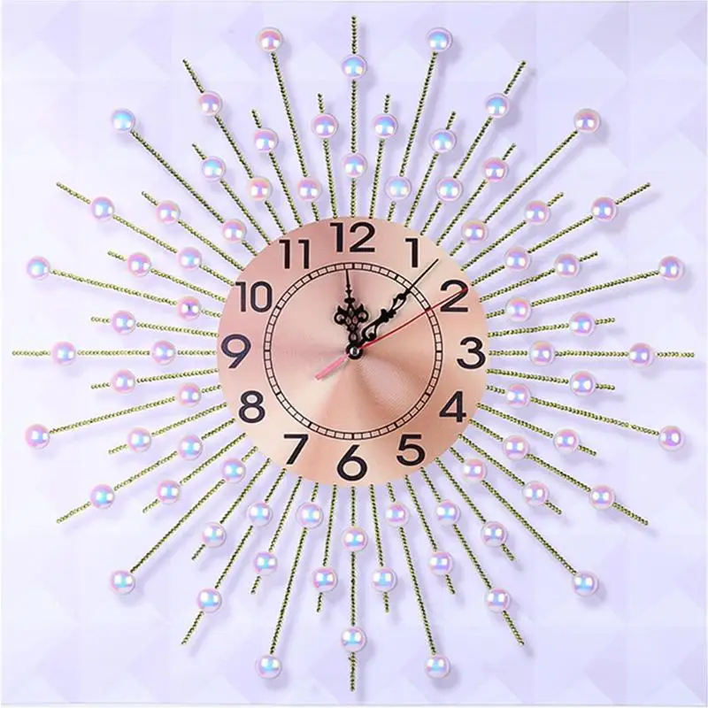 

DIY Special Shaped Diamond Painting Embroidery Diamond Mosaic Radiation Wall Clock Needlework Crafts Home Wall Decoration