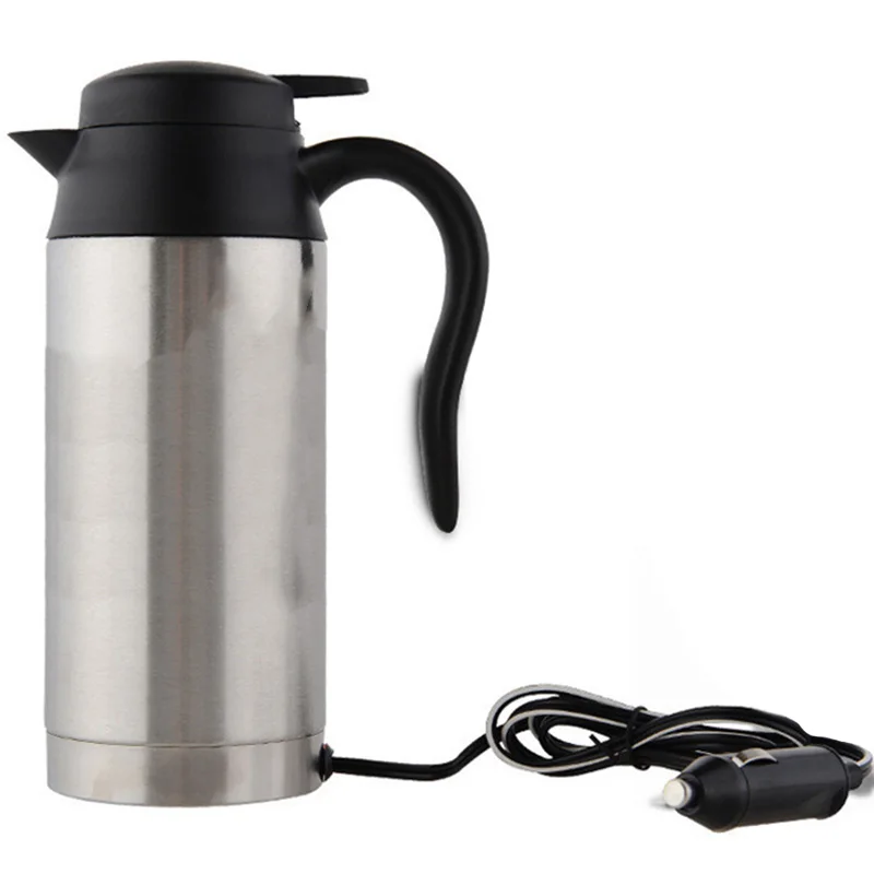 

Portable Car Auto Heating Cup Car Boiling Mug Electric Kettle Boiling Vehicle Thermos Bottle Stainless Steel 12V/24V