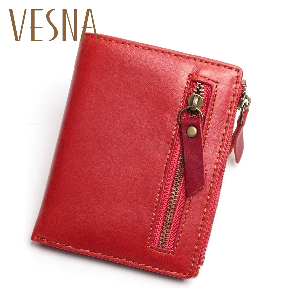 

Men Wallets Genuine Leather Wallet For Credit Card Holder Zip Small Wallet Man Leather Wallet Short Slim Coin Purse Men Bags