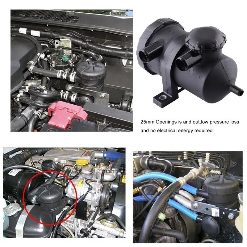 Универсальный Pro 200 Vent маслоотделитель ловли может фильтровать маслоуловитель для Hilux Turbo 4WDs Ford 3931070550