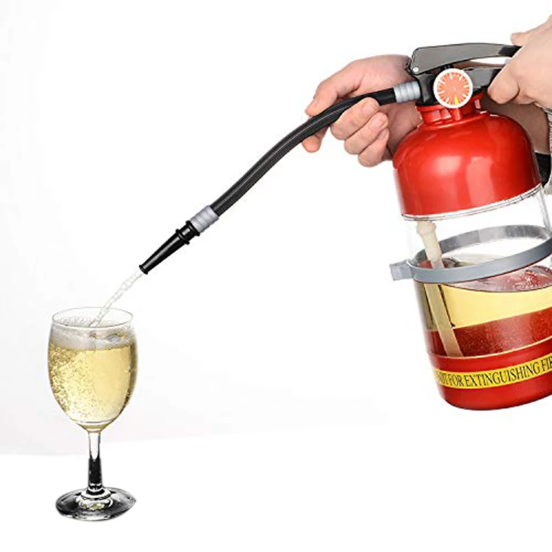 

Botique-2L Fire Extinguisher Wine Drink Dispenser Party Beer Water Dispenser Beer Barrels Bar Beverage Liquor Drink Dispenser