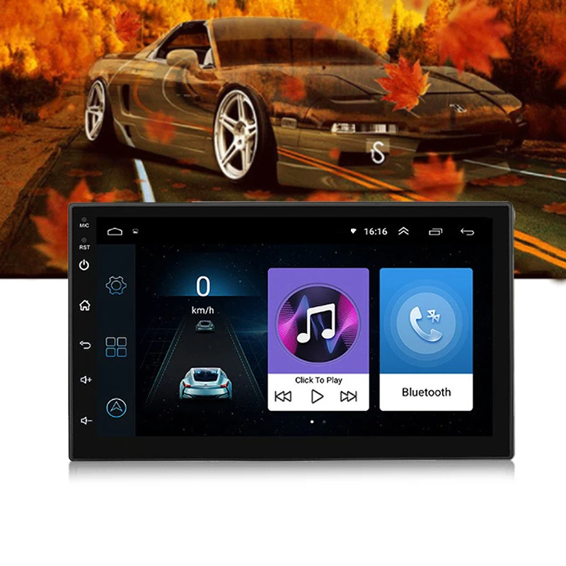 

Rectangle Car Electronic Dog GPS Steering Control Bluetooth4 7inch HD Screen FM AM Radios Power Amplifier Europe North America