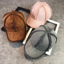 Унисекс уличная Повседневная зимняя шапка теплая Модная утолщенная бейсбольная Кепка из берберского флиса универсальная остроконечная Кепка меховая Повседневная Кепка