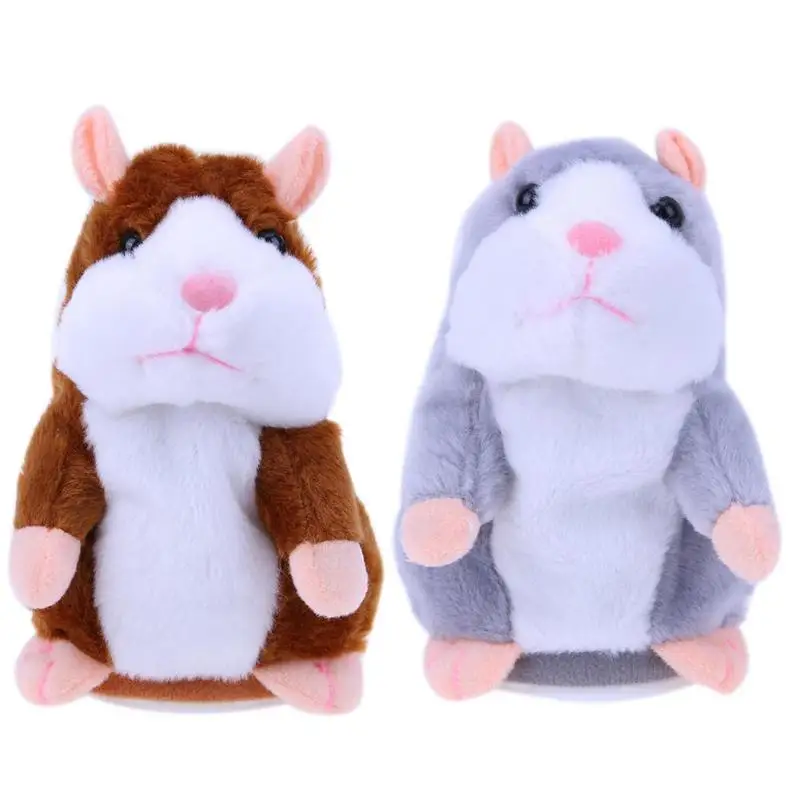 

Hamster Plush Speak Sound Toys Kids Electronic Pets Toys Cute Plush Dolls Speaking Record Sound Talking Hamster Toy Gift Baby