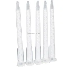 5 шт. полимерные статические смесительные насадки AB смешение клея трубки эпоксидные резиновые, акриловые кислоты AB Клей смесь