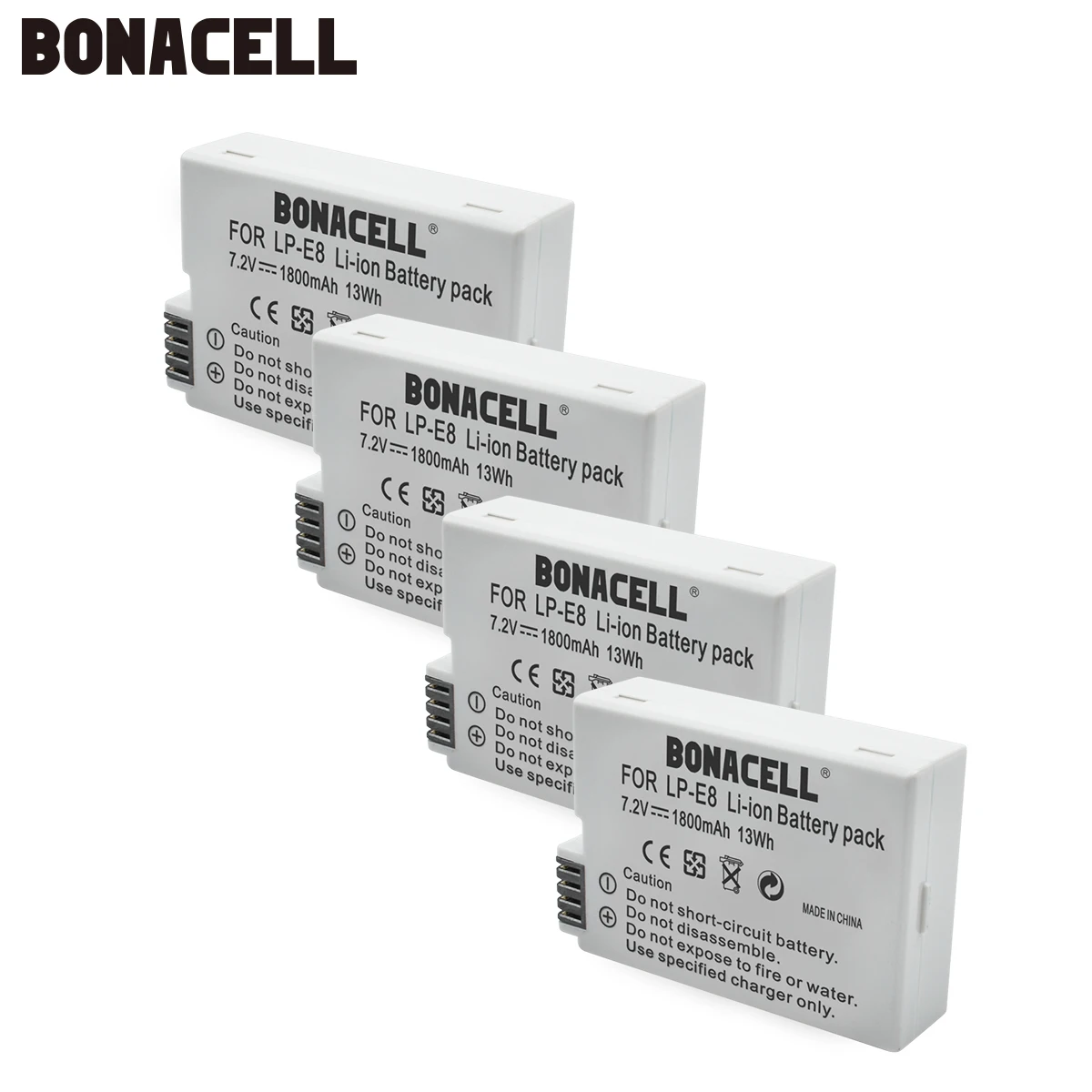 Bonacell в LP E8 LPE8 Камера Батарея для цифровой однообъективной зеркальной камеры Canon EOS 550D 600D 650D 700D поцелуй X4 X5 X6i X7i Rebel T2i T3i T4i T5 батареи L50