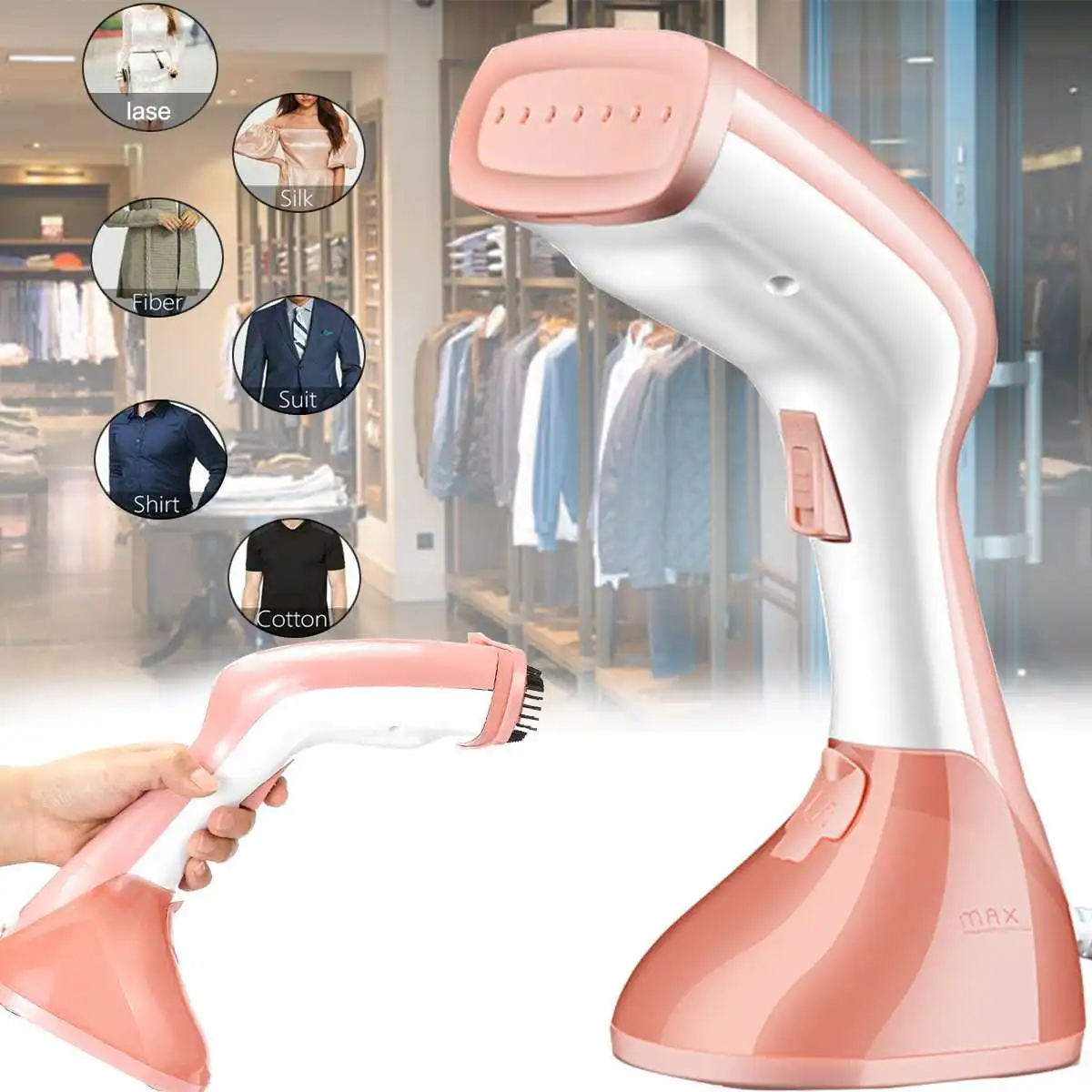 

220V 1200W Electric Mini Portable Handheld Garment Steamer Iron Steaming Brush Household Appliance Clothes Steamers