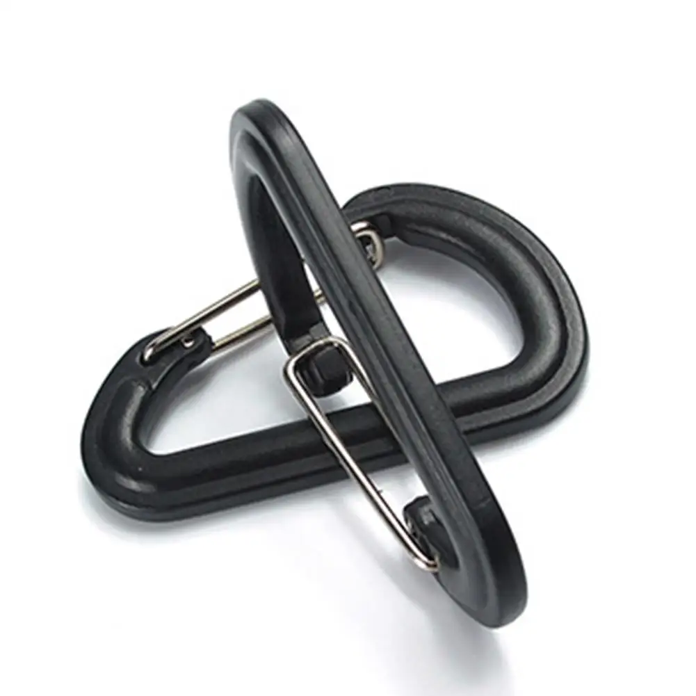 

Plastic Steel Quick - Release Hook Key Chain D-shape Climbing Buckle For Hanging Articles On The Mountaineering Bag Externally