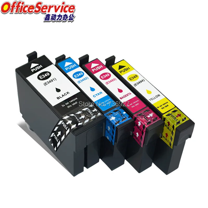 Совместимый чернильный картридж T3491 T3492 T3493 T3494 для Epson WorkForce WF 3721 струйный