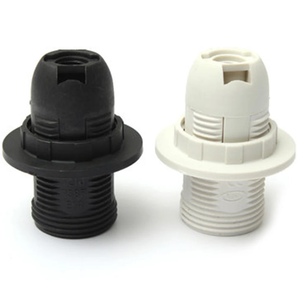 Черный/белый E14 лампочка держатель переходника адаптера лампа подвесной разъем база
