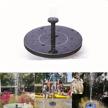 

MINI Solar Powered Floating Bird Bath Water Panel Fountain Pump Garden Pond Pool Dropshipping