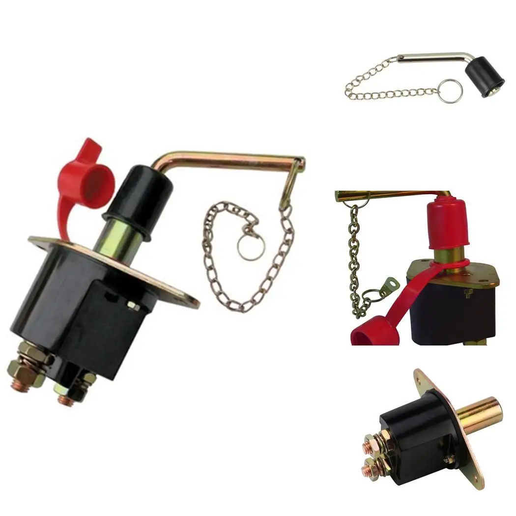 

Sailnovo Battery Switch with Key General Battery Disconnect Isolator Switch Cut 12V Black off For cars boats etc with Metal Key