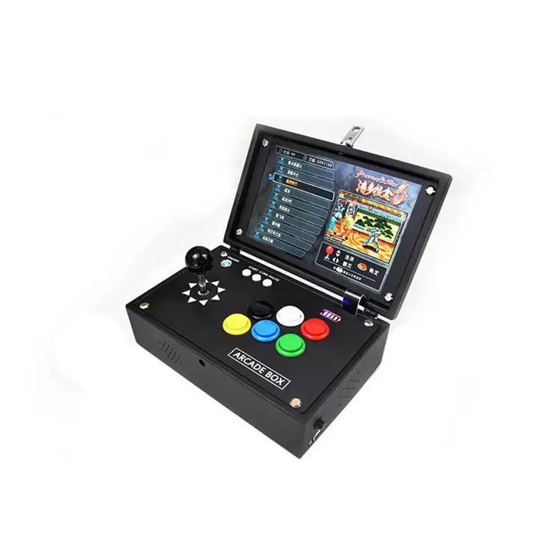 10-дюймовая шпилька для игрового автомата Портативный мини Портативный домашняя консоль флип Аркады 3D лунный свет шкатулка для драгоценностей японский Pandora чехол