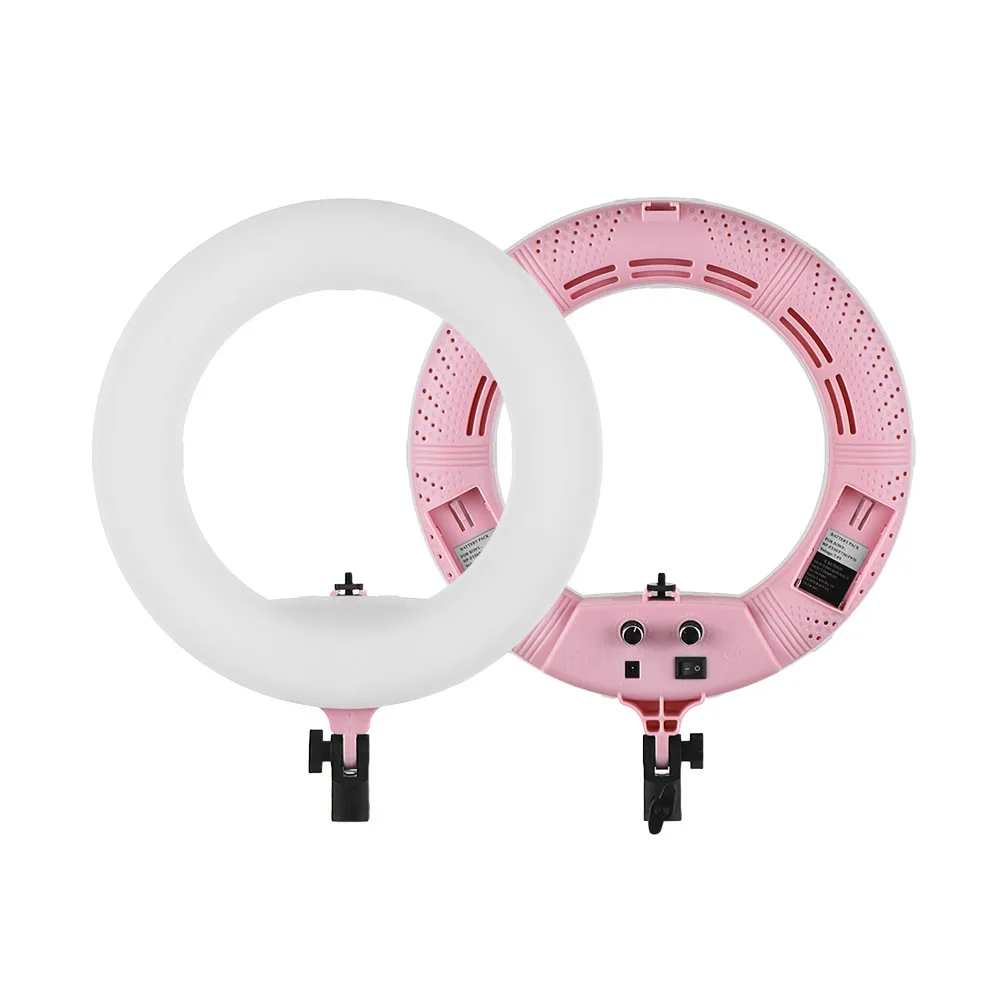 

Anoder LED Ring Light 192 LED UK PLUG Live Light 3200K to 5500K 38W Ring Video Lamp for Makeup Camera Phone Video Shooting