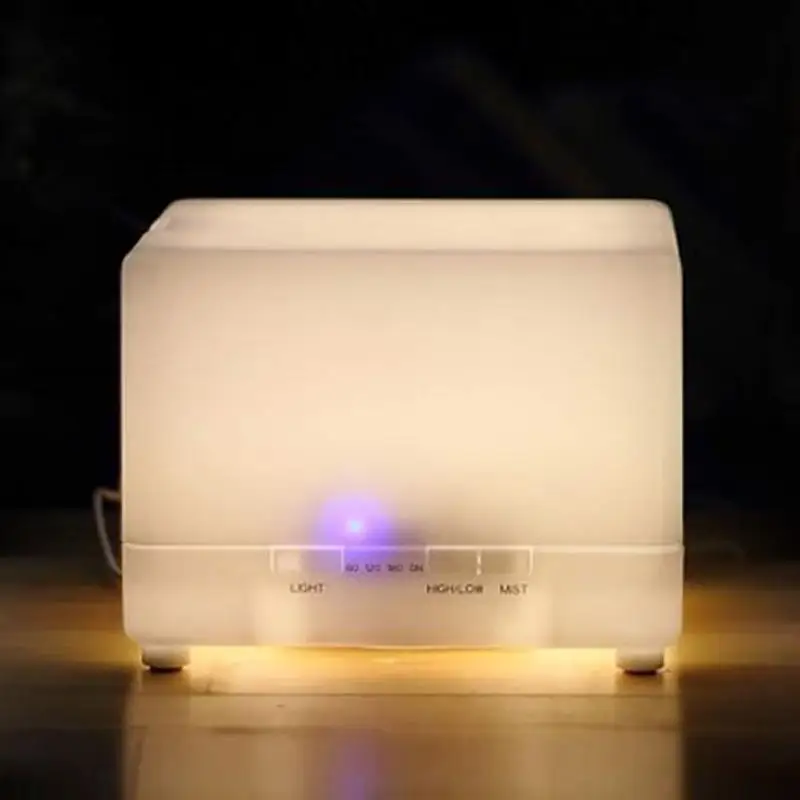 

700ml LED Aroma Air Diffuser Large Capacity Button Ultrasonic Air Humidifier Essential Oil Aromatherapy for Home