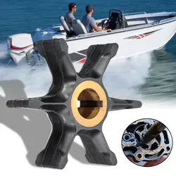 382547 водяной насос Рабочее колесо для Джонсон Evinrude 55/60/65/70/75HP мотор резиновая 6 лезвия Диаметр 9,2 см детали лодки черный