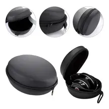 Портативная сумка для хранения наушников, Bluetooth гарнитура, большая крышка, Eva чехол для наушников, полиуретановая коробка для хранения на молнии
