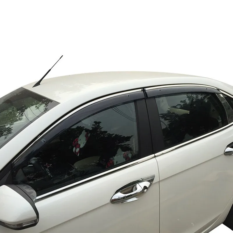 

Auto Styling Anti Car Rain Window Visor Awnings Shelters FOR Ford Ecosport Edge Escort Everest Fiesta Focus Kuga Mondeo