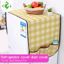 GUANYAO холодильник ткань однодверный холодильник пылезащитный чехол пасторальный двойной открытый полотенце чехол для стиральной машины полотенце 1 шт