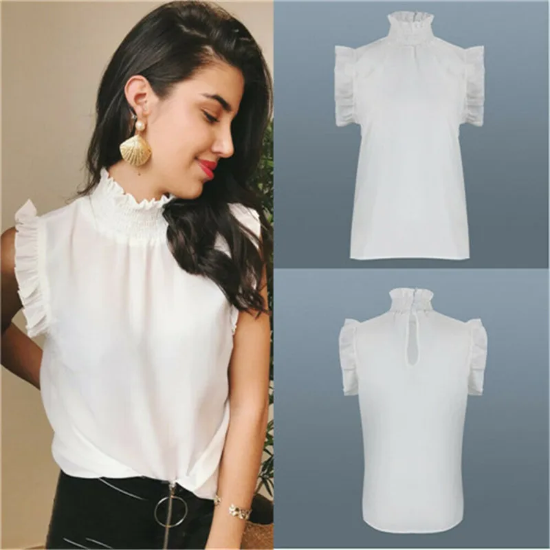 

2019 Fashion Women Blouse Neu Frauen Casual Weste Top Sleeveless Sommer Strand Tank Tops Womens Tops and Blouses