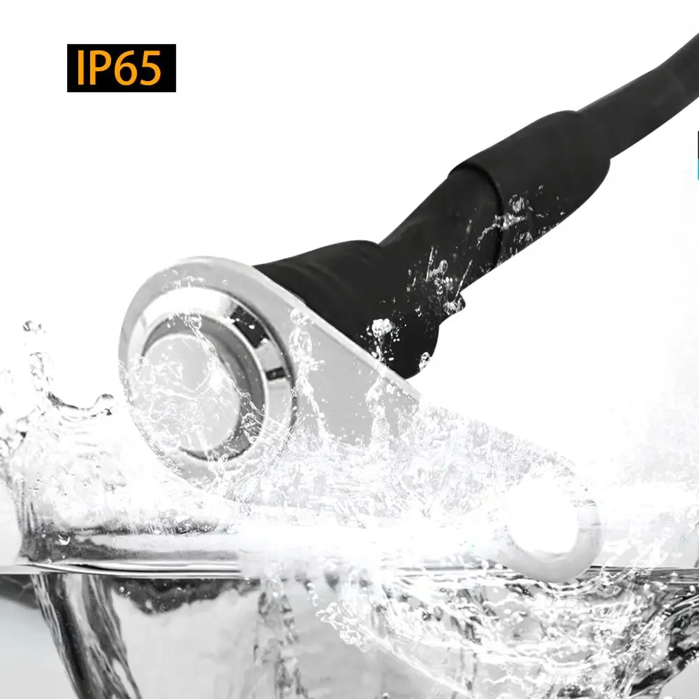 Interruptor eléctrico de la motocicleta luz de la linterna LED manillar LED interruptor + del montaje del manillar de botón de 12 V para el trabajo luz