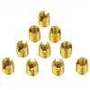10Pcs M8xM5 Self Tapping Threaded Inserts 302 Slotted Type Screw Bushing for thread repair insert Kit helical screw ferreteria ► Photo 3/6