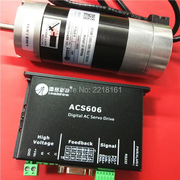 Струйный принтер Allwin Human 24 В DC Серводвигатель 57BL180D 1000 цифровой драйвер ACS606 Leadshine