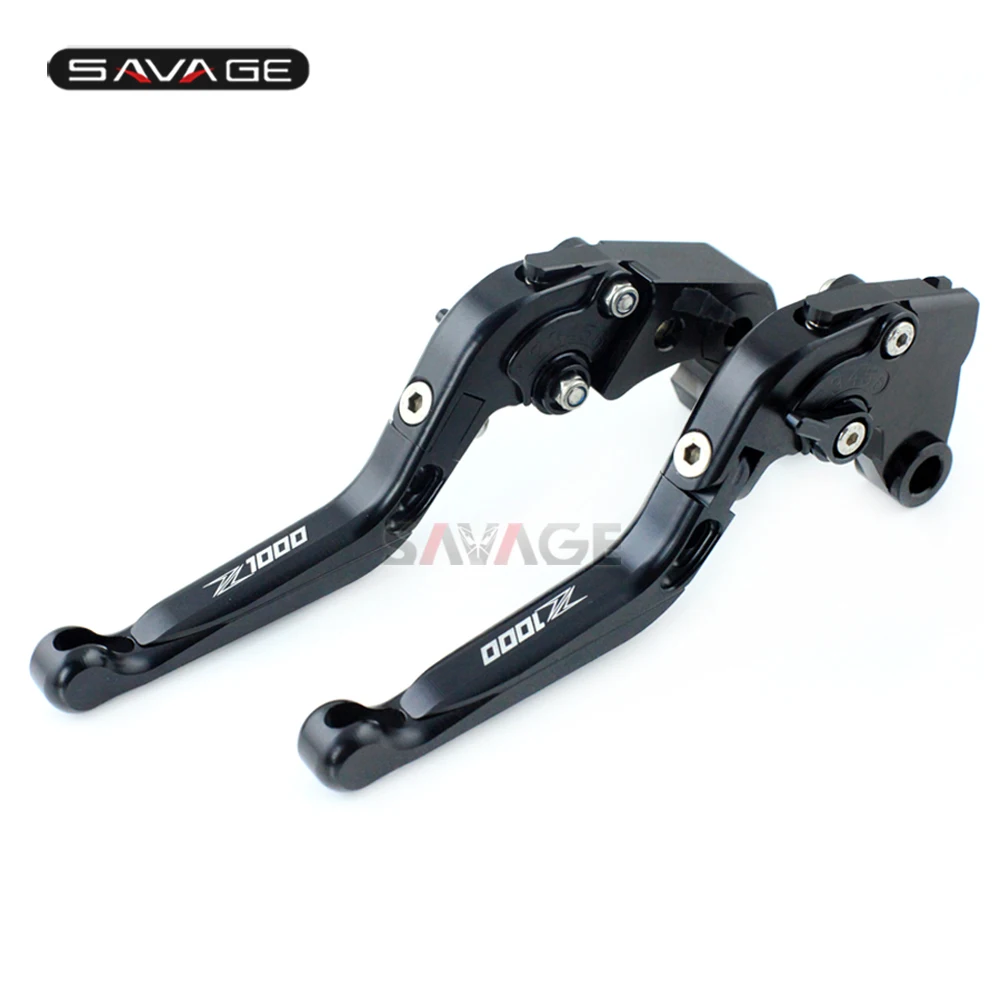 

Brake Clutch Lever For KAWASAKI Z1000 2007-2016 09 10 11 13 14 15 Black Motorcycle Adjustable Folding Extendable Logo Z 1000