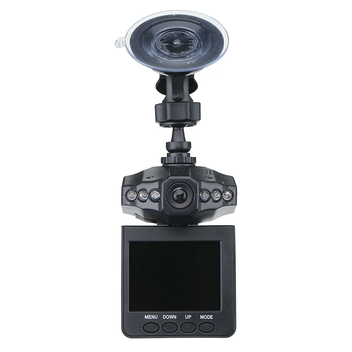 Dash Cam Dashboard Car Camera View DVR Full HD 1080p Video Recorder Wide Angle, Loop Recording with 6 Lights
