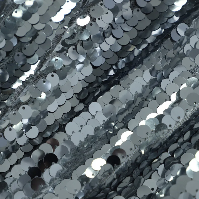 [EAM] 2019 New Spring Stand Collar Long Sleeve Black Sequins Split Joint Loose Shirt Women Blouse Fashion Tide JL321