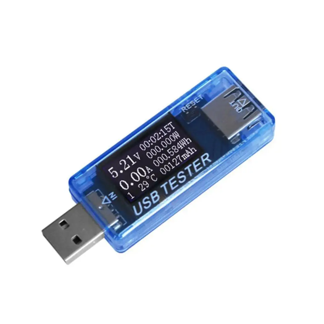 LCD Flow Current Digital 99999 Voltage 1 Voltage Yes Power Mini Tester Display Current Charger 0 0A 5A Discharge USB mAh