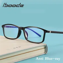 Iboode-Gafas de ordenador para hombre y mujer, lentes con bloqueo de luz azul, antiradiación, para juegos