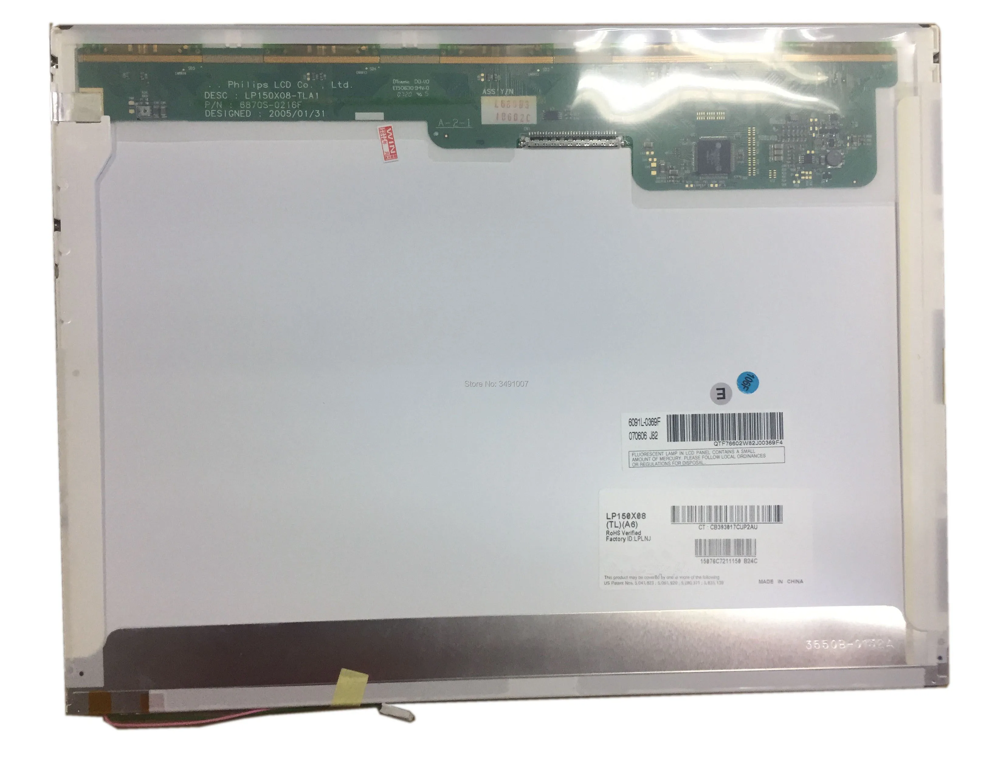 ЖК-экран для ноутбука LP150X08 TLA6 TLA2 A3 A5 fit LP150X05 LP150X09 B150XG02 B150XG08 B150XG01 N150X3-L09 L07 L08 30PIN |