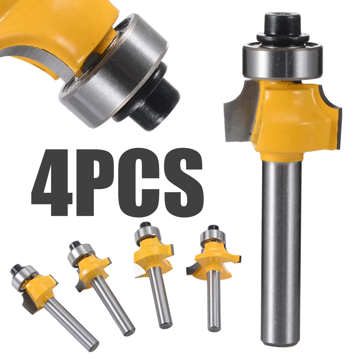 thumbnail image 2 of LEATBUY 41-Piece Router Bit Set, 1/4 Inch Shank, Carbide Tipped For Woodworking, Door Cabinet & CNC 2 of 13