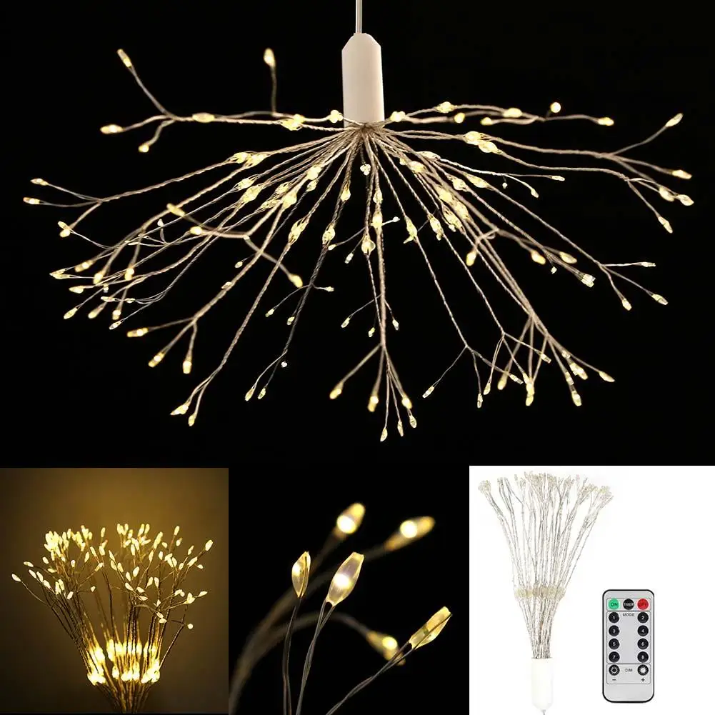 

Hanglamp Dandelion Style LED Pendant Light IP68 Waterproof Lamp With Remote Control Warm White Light For Living room Bedroom