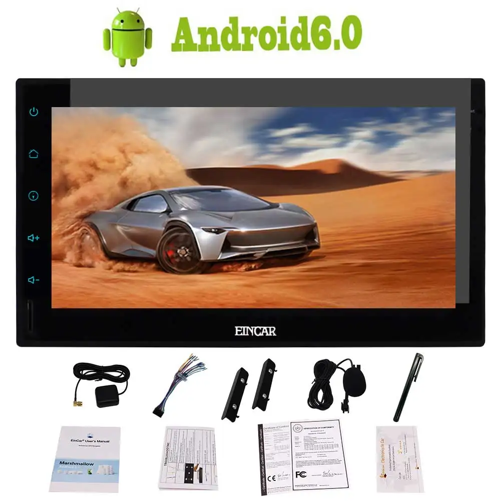 Flash Deal 2DIN Car Stereo Android 6.0 Autoradio 7" Inch Full Touch Screen In Dash GPS Navigation HeadUnit GPS Radio Bluetooth SWC WIFI 2