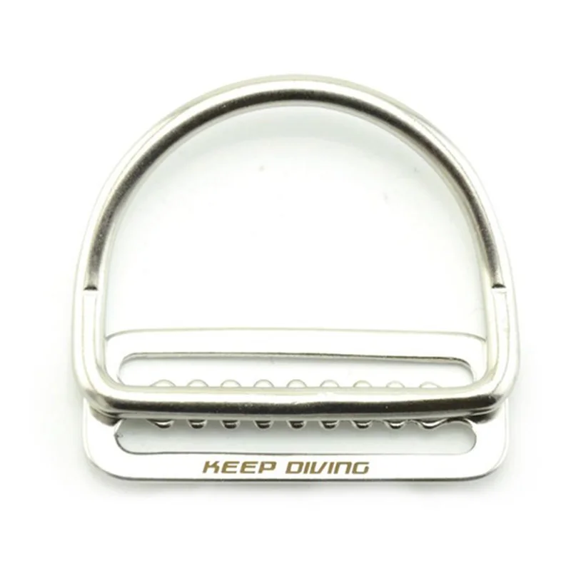

Portable D-Shaped Camping Diving Carabiner Stainless Steel Hook Clip Key Ring