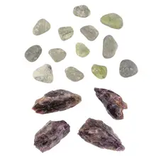 100 г нефрит/аметист натуральный грубой руды аквариум украшения Ландшафтный садовый тротуарный камень природные камни Craft