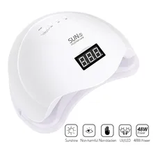 48 Вт SUN5 УФ лампа для ногтей Инструмент Маникюр УФ светодиодный льдинка светильник двойной Солнечный свет 24 светодиодный s Сушилка для ногтей быстрая сушка для всех типов Гель-лак