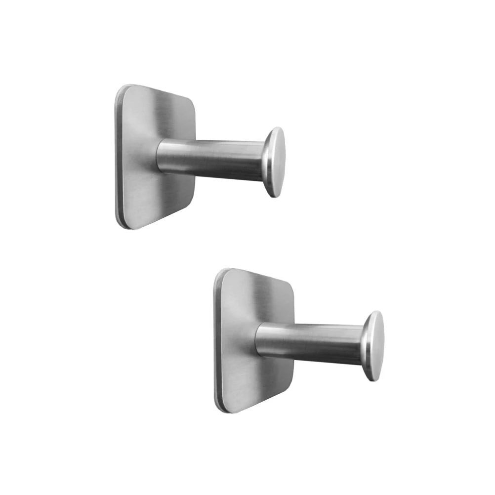 2 Pcs Headphone Stand Stainless Steel Adhesive Extensible Display Stick On Headphone Hanger Hook for Earphone Headset