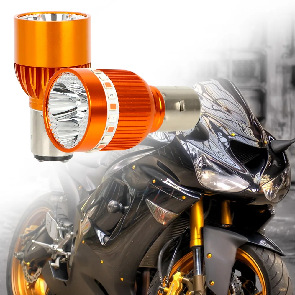 Motorcycles Headlight Universal Moto Head Lamp Strobe Fog Light