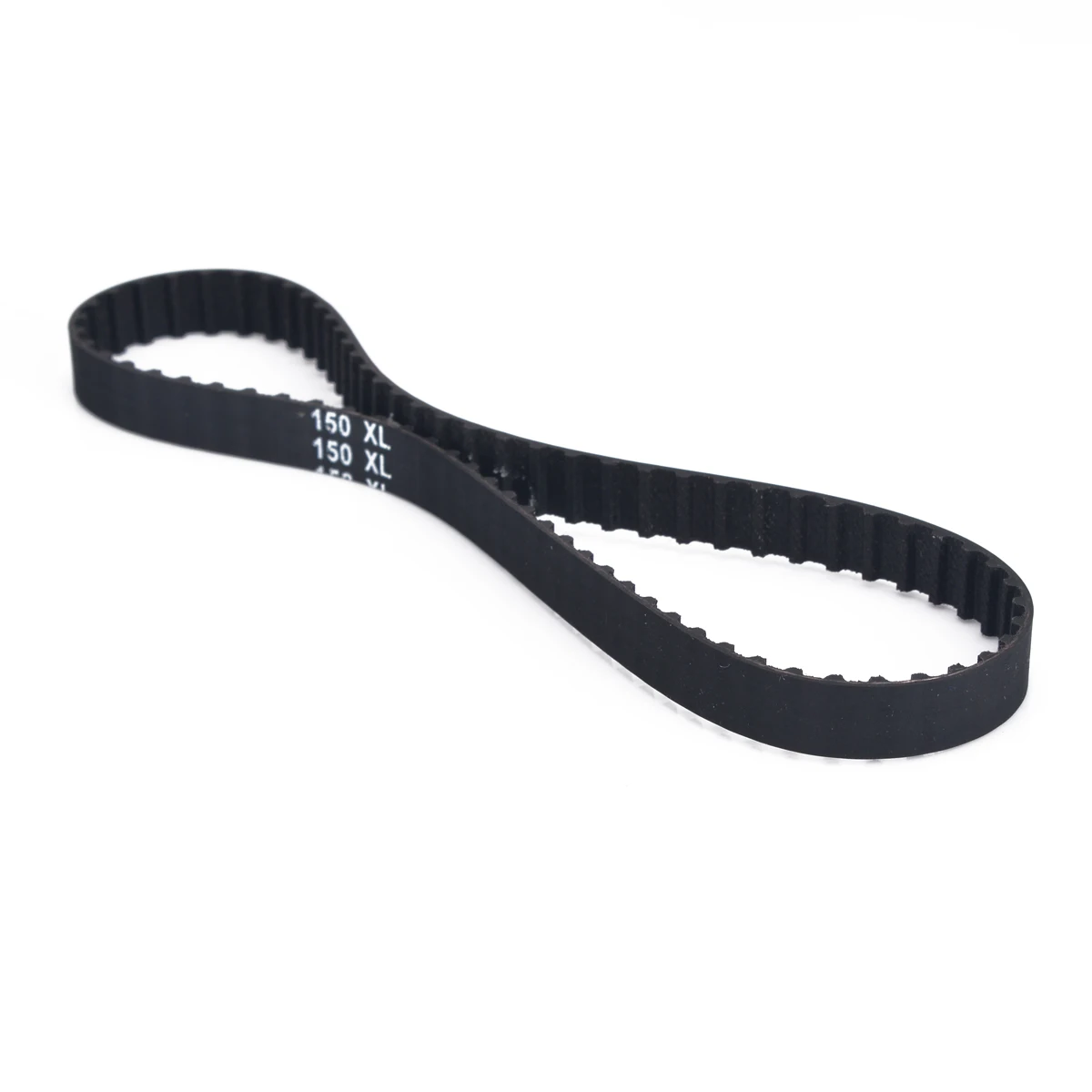 

1X Rubber Transmission Belt 10mm 150XL037 Black Timing Synchronous Belt 75 Teeth Cogged Rubber Geared Drive Belt Black