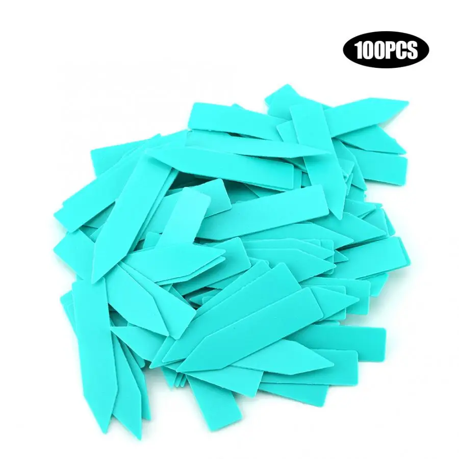 

100 pcs Plastic Flower Plant Seed Name Stake Tag Label Marker Plant Labels