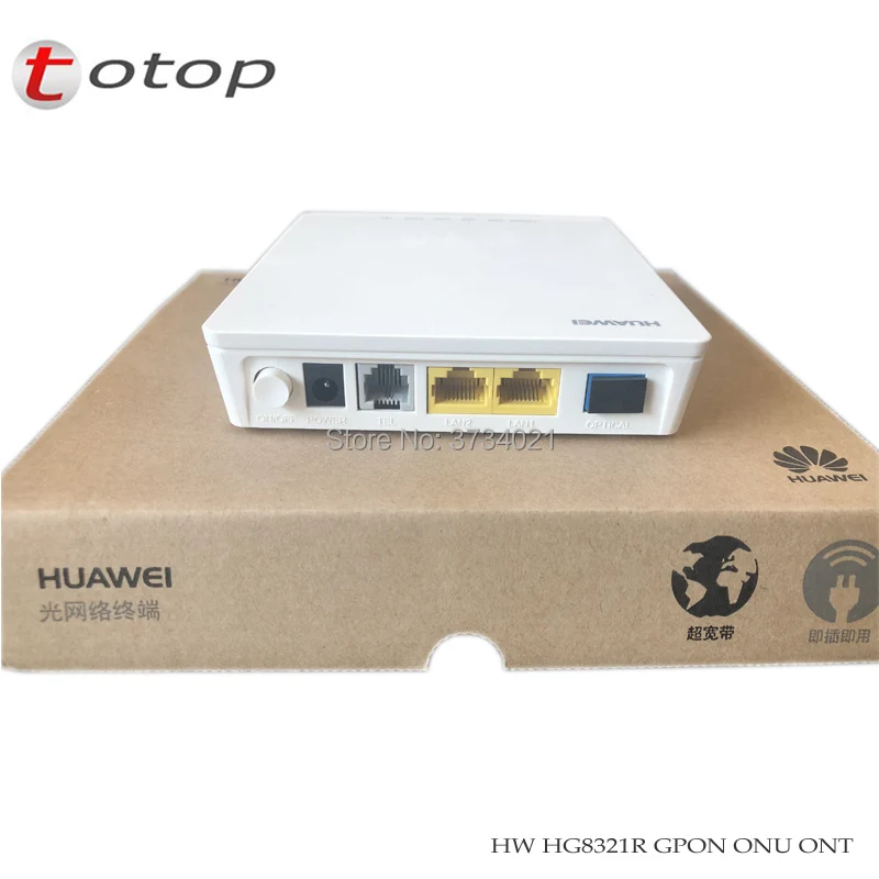 Huawei HG8321R GPON ONU 1GE+ 1FE+ 1 Голосовой порт, H.248 и SIP двойной протокол FTTH GPON ONT модем, английская прошивка