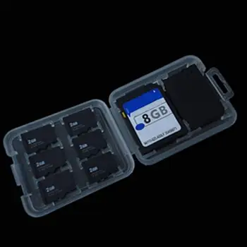 

1 PCS Transparent Hard Micro HC TF MS Memory Card Storage Box Protector Holder Hard Case Double-Layers