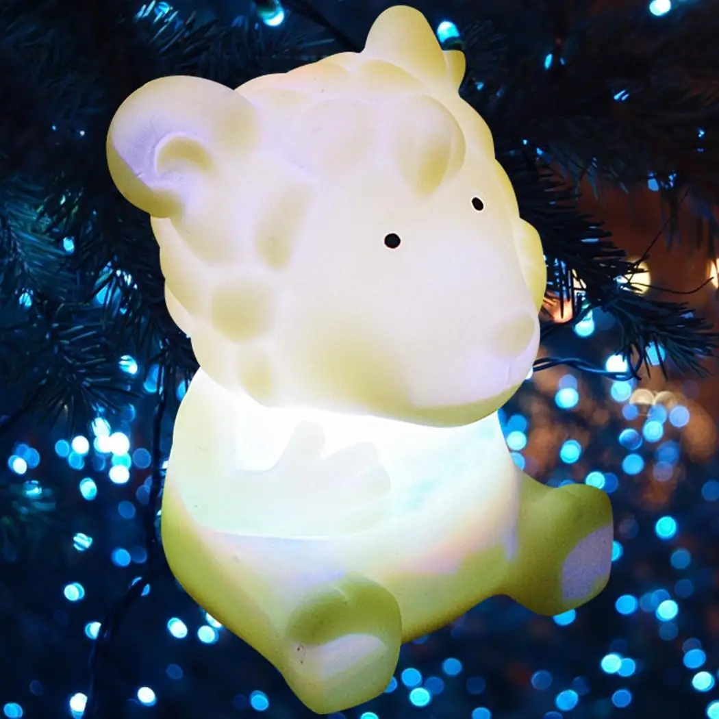 Прекрасный овец форме светодио дный Night Light Главная Вечерние Декор лампы Малыш